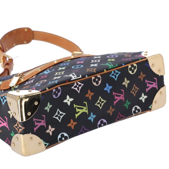Louis Vuitton x Murakami Boulogne Shoulder Bag Monogram Multicolor Black - Picture 7 of 8